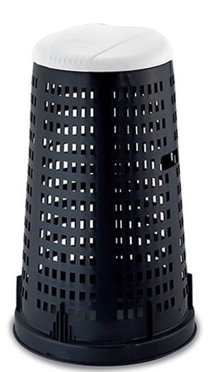 Plastový stojan na pytle pro třídění odpadu PROFI - zelené víko